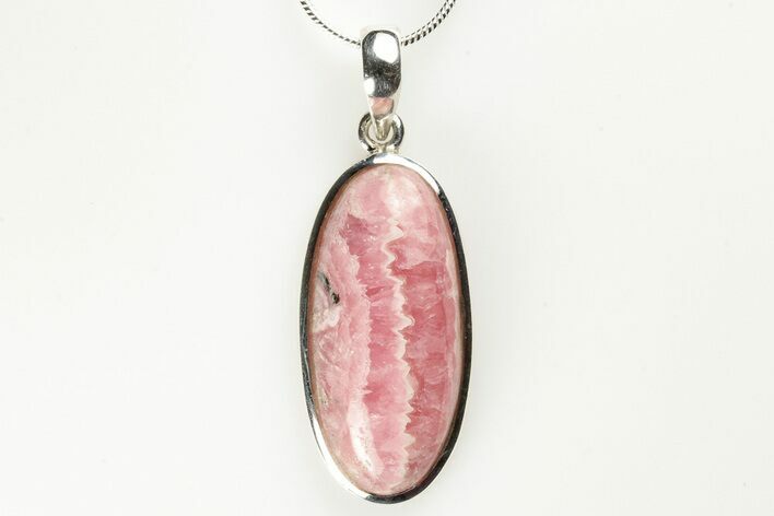 Rhodochrosite Pendant (Necklace) - Sterling Silver #192290